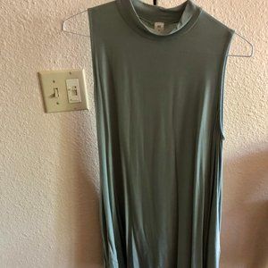 Light weight gray/blue swing dress:  NEVER WORN.